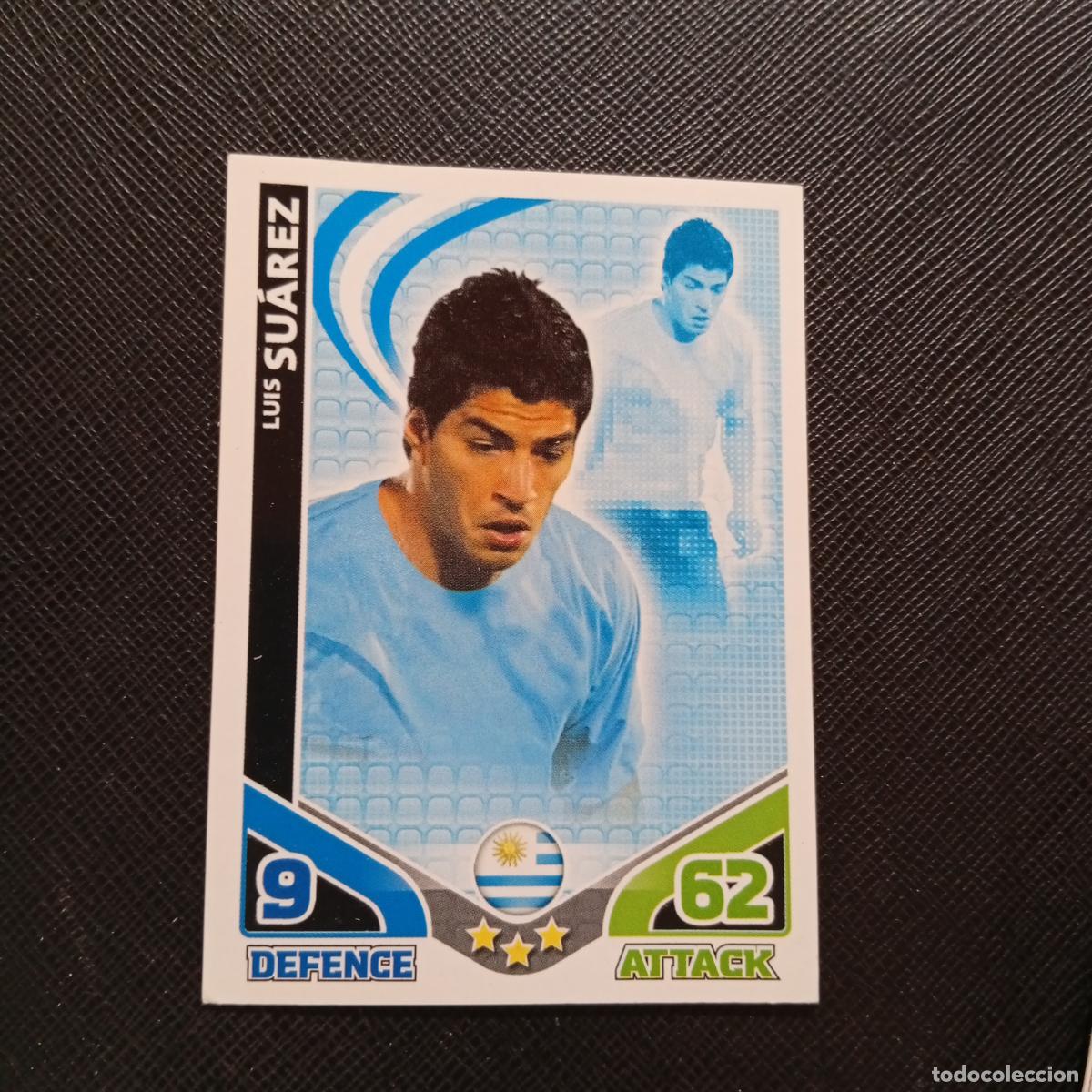 Cromos de F&uacute;tbol: LUIS SUAREZ URUGUAY MATCH ATTAX SOUTH AFRICA 2010 MUNDIAL CROMO WORLD FUTBOL 10 - A209 PG29