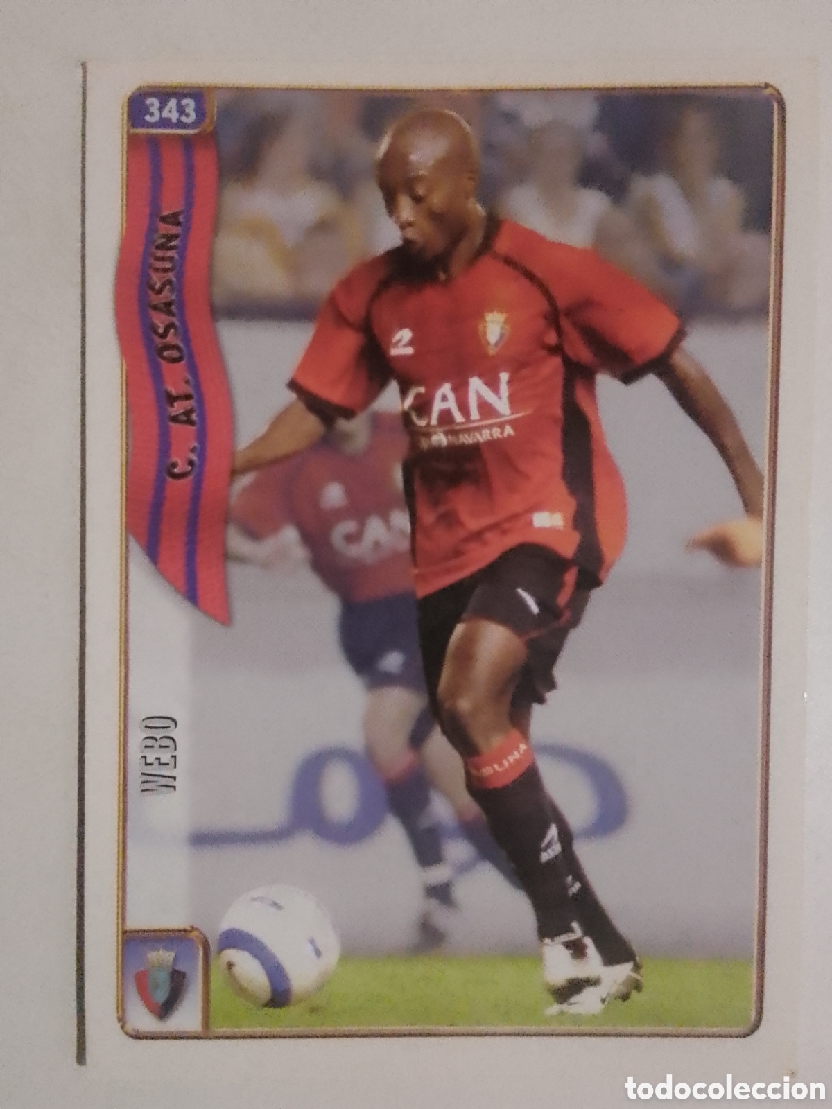 Cromos de F&uacute;tbol: Mundicromo 2005 n&deg; 343 Web&oacute; &bull; Osasuna.