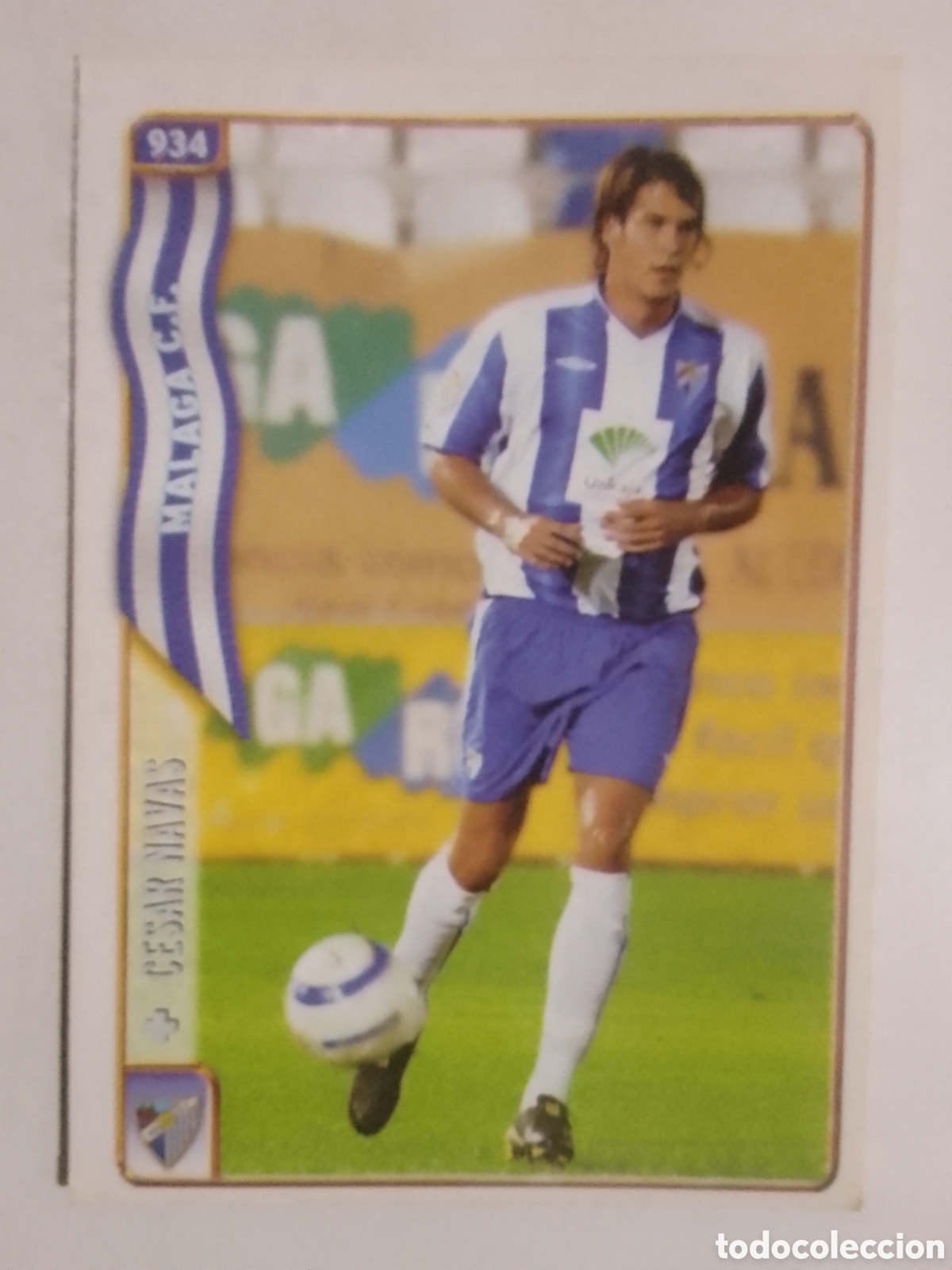 Cromos de F&uacute;tbol: Mundicromo 2005 n&deg; 934 + Cesar Navas &bull; M&aacute;laga.