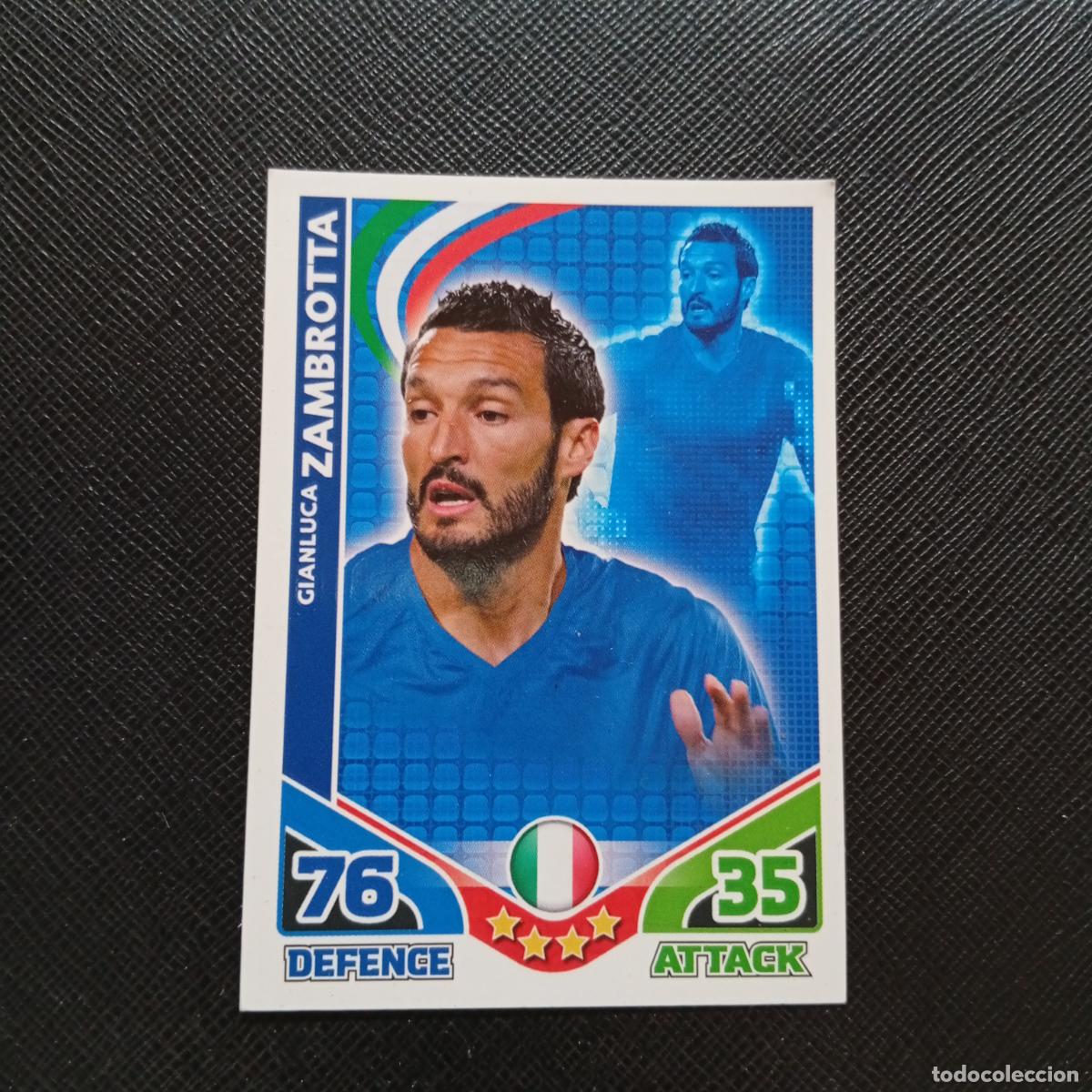 Figurine di Calcio: ZAMBROTTA ITALIA MATCH ATTAX SOUTH AFRICA 2010 MUNDIAL CROMO WORLD FUTBOL 10 - A150 PG1