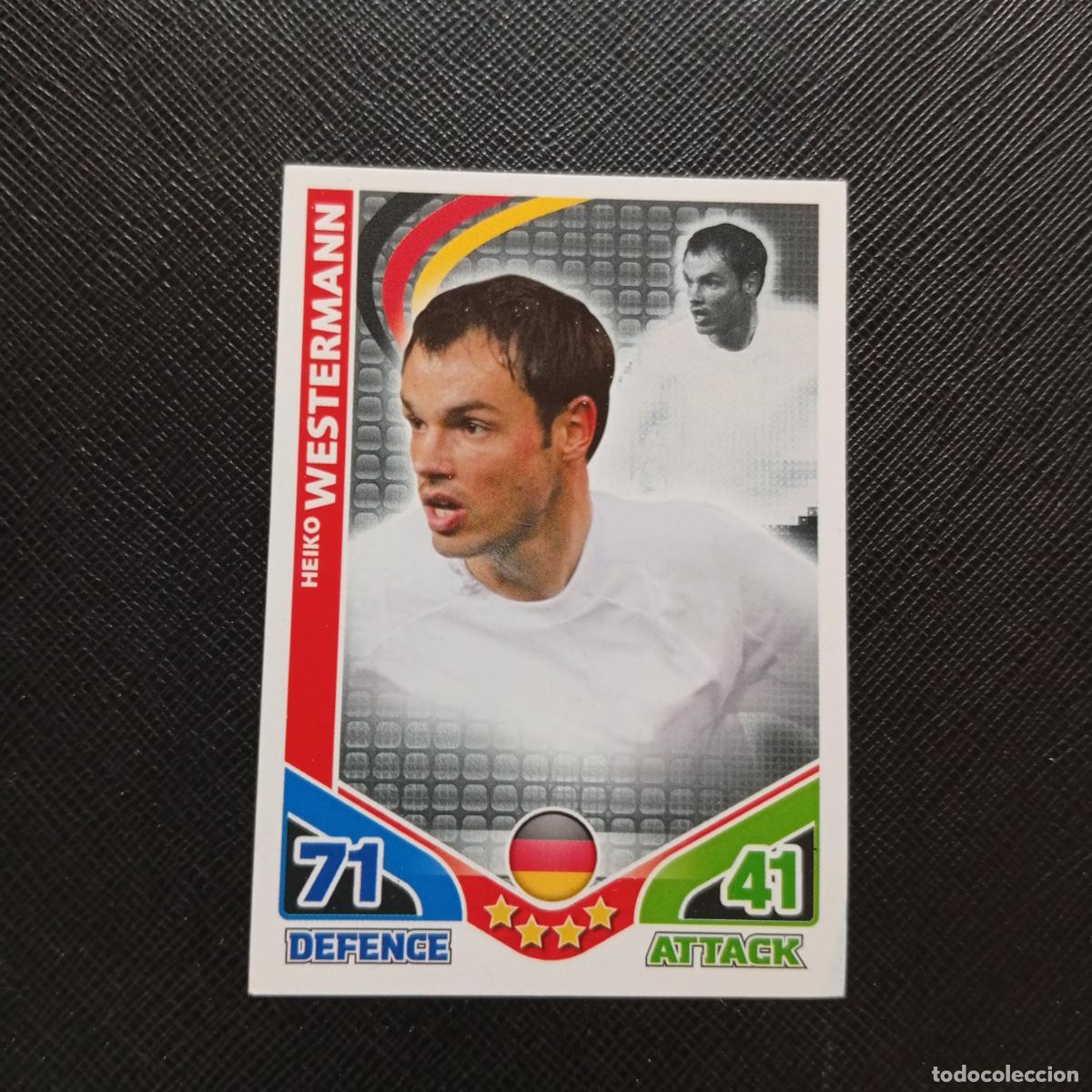 Figurine di Calcio: WESTERMANN ALEMANIA MATCH ATTAX SOUTH AFRICA 2010 MUNDIAL CROMO WORLD FUTBOL 10 - A150 PG1
