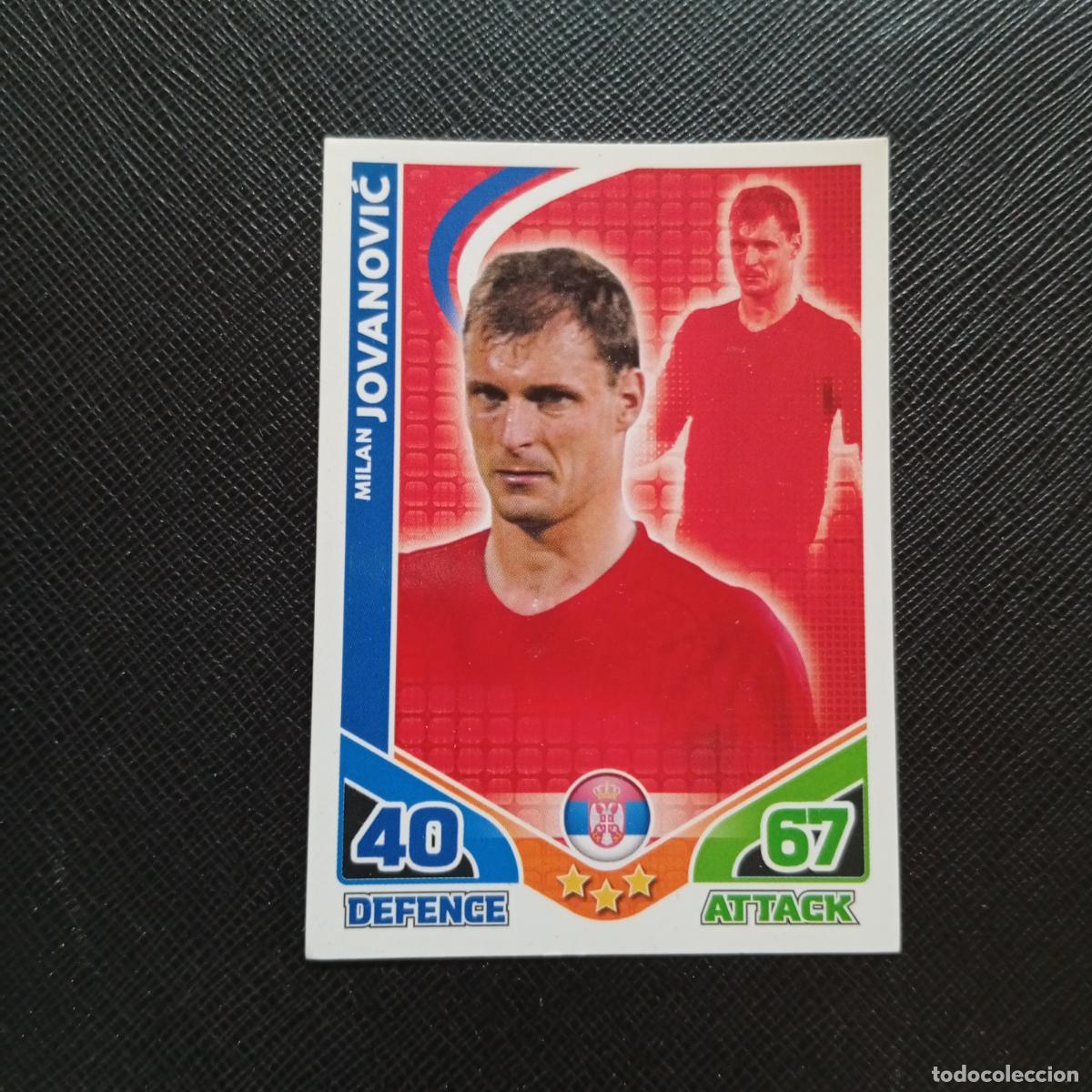 Figurine di Calcio: JOVANOVIC SERBIA MATCH ATTAX SOUTH AFRICA 2010 MUNDIAL CROMO WORLD FUTBOL 10 - A150 PG46