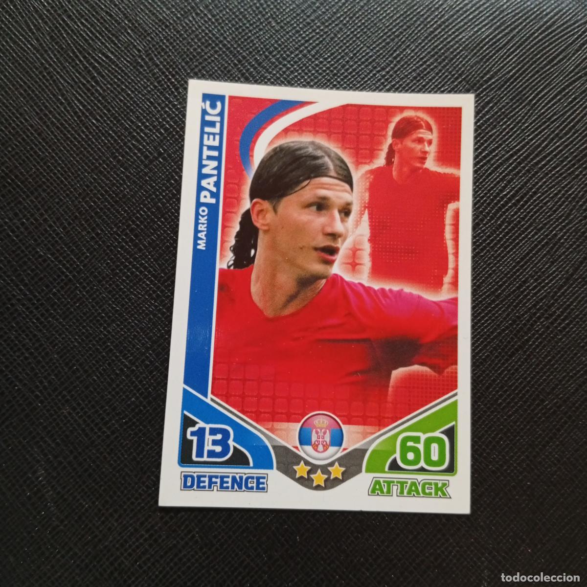 Figurine di Calcio: PANTELIC SERBIA MATCH ATTAX SOUTH AFRICA 2010 MUNDIAL CROMO WORLD FUTBOL 10 - A150 PG55