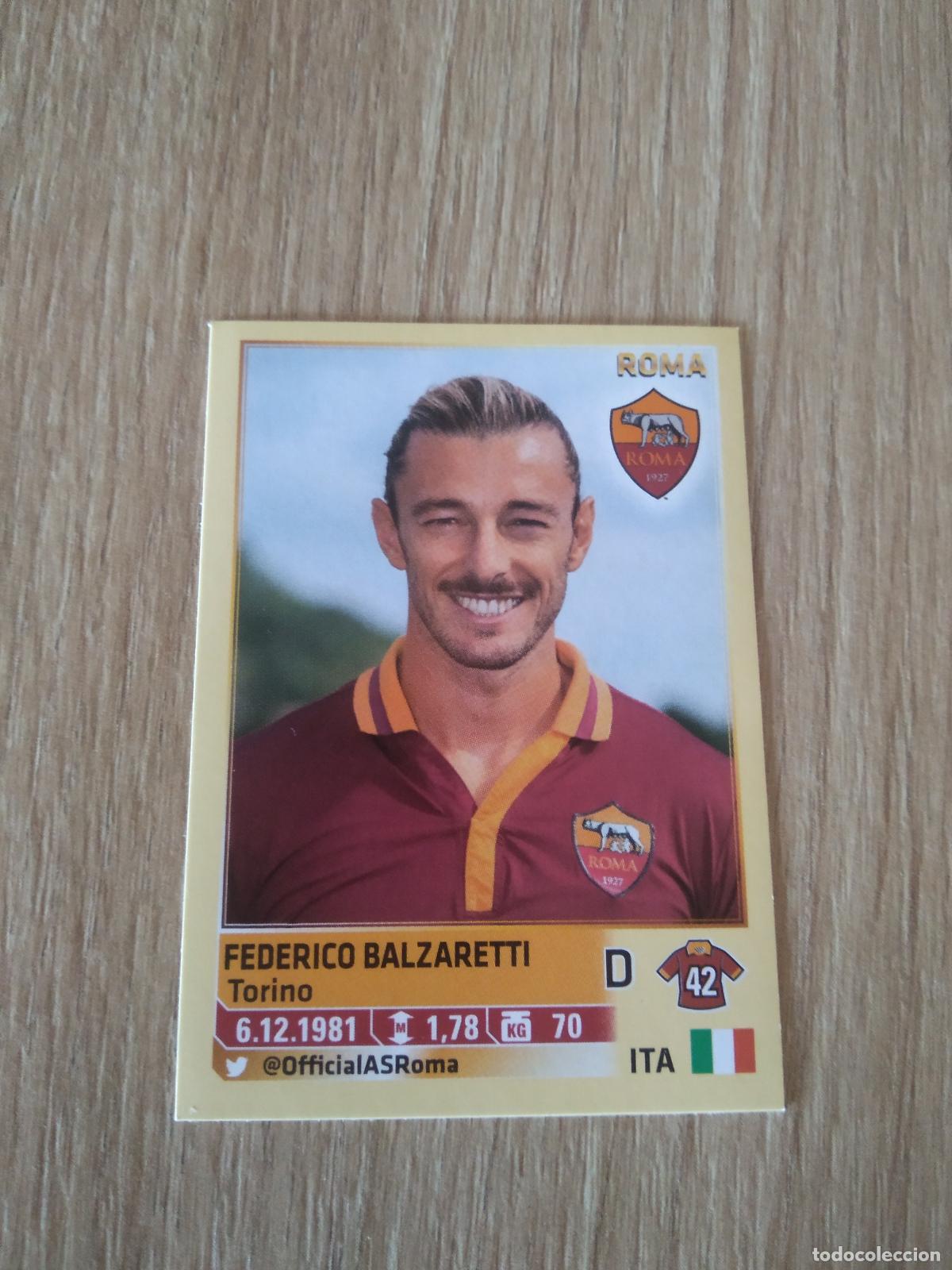 Figurine di Calcio: 460 FEDERICO BALZARETTI ROMA CROMO FUTBOL PANINI LIGA ITALIA 13-14 CALCIATORI 2013-2014