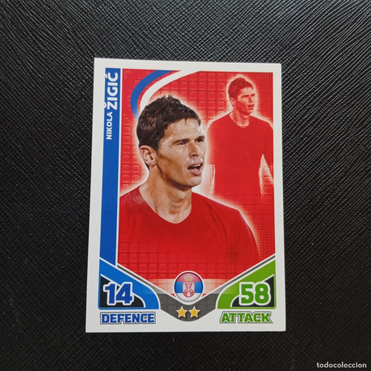 Figurine di Calcio: ZIGIC SERBIA MATCH ATTAX SOUTH AFRICA 2010 MUNDIAL CROMO WORLD FUTBOL 10 - A150 PG55