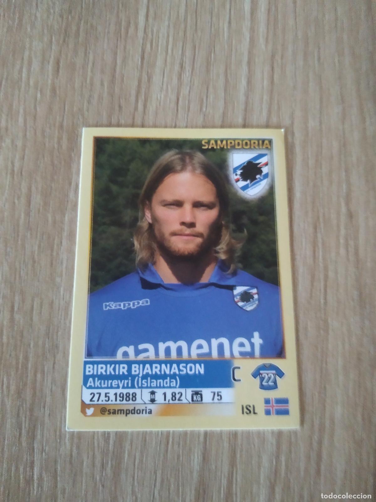 Fu&szlig;ball-Sticker: 493 BIRKIR BJARNASON SAMPDORIA CROMO FUTBOL PANINI LIGA ITALIA 13-14 CALCIATORI 2013-2014