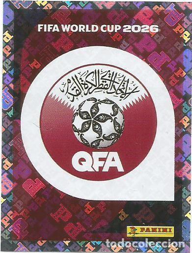 Fu&szlig;ball-Sticker: MUNDIAL FIFA CUP 2026 - PANINI - ESCUDO CATAR - QAT 1