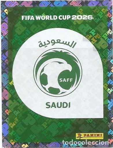Fu&szlig;ball-Sticker: MUNDIAL FIFA CUP 2026 - PANINI - ESCUDO ARABIA SAUDI - KSA 1