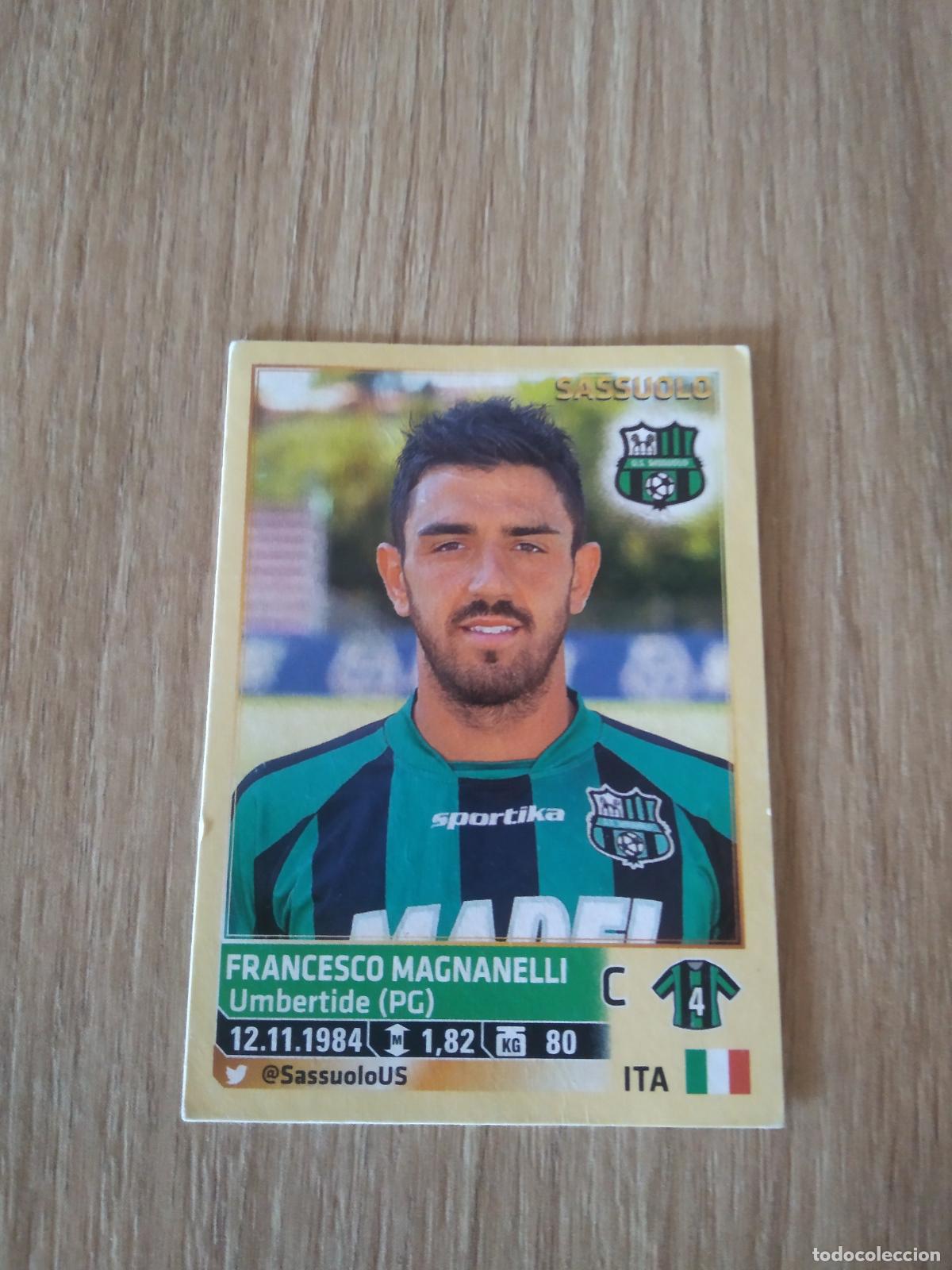 Fu&szlig;ball-Sticker: 522 FRANCESCO MAGNANELLI SASSUOLO CROMO FUTBOL PANINI LIGA ITALIA 13-14 CALCIATORI 2013-2014