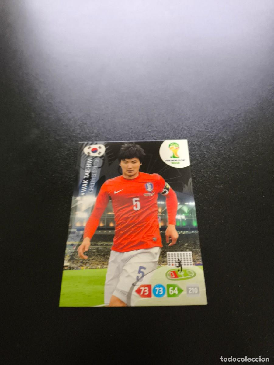 Fu&szlig;ball-Sticker: Kwak Tae-Hwi KOREA COREA DEL SUR PANINI ADRENALYN XL WORLD CUP MUNDIAL BRASIL 2014 NO LIGA ESTE