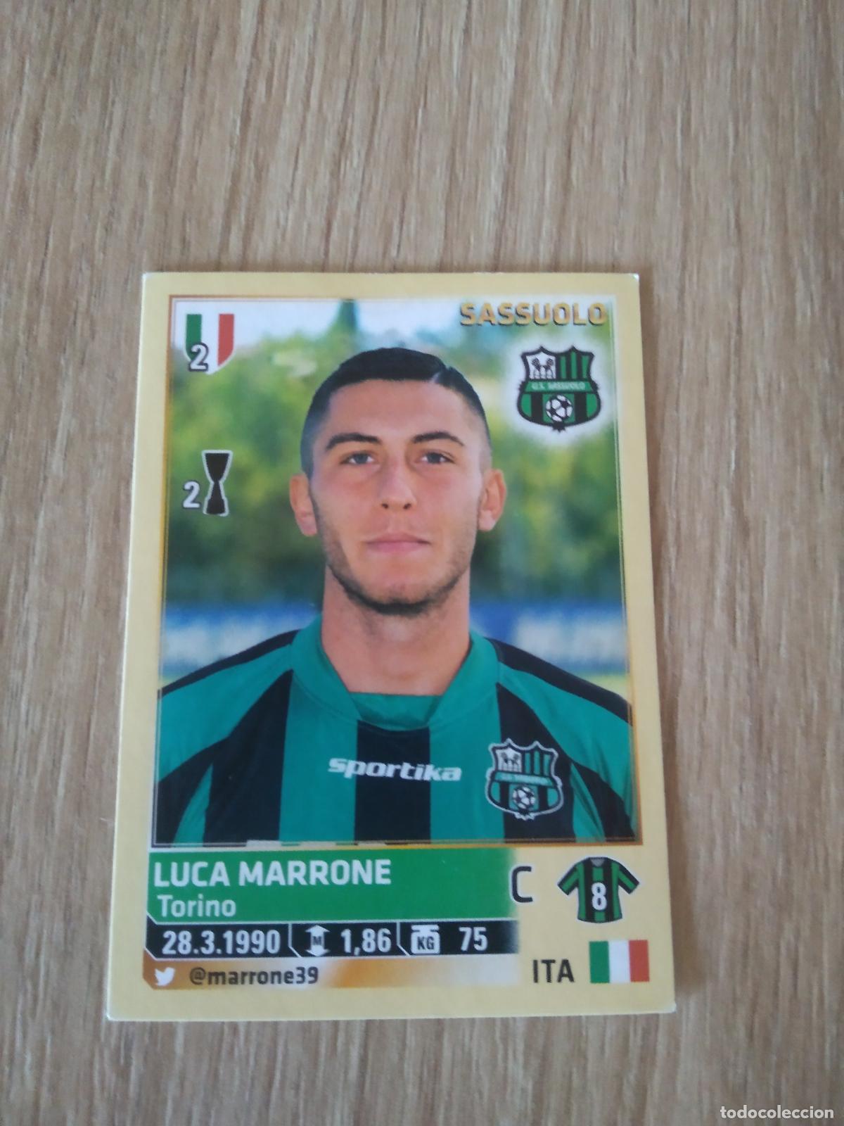 Fu&szlig;ball-Sticker: 524 LUCA MARRONE SASSUOLO CROMO FUTBOL PANINI LIGA ITALIA 13-14 CALCIATORI 2013-2014