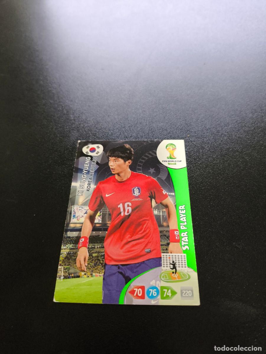 Fu&szlig;ball-Sticker: Ki Sung-Yueng STAR KOREA DEL SUR PANINI ADRENALYN XL WORLD CUP MUNDIAL BRASIL 2014 NO LIGA ESTE