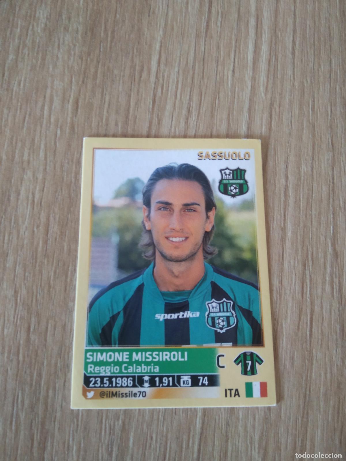 Fu&szlig;ball-Sticker: 526 SIMONE MISSIROLI SASSUOLO CROMO FUTBOL PANINI LIGA ITALIA 13-14 CALCIATORI 2013-2014