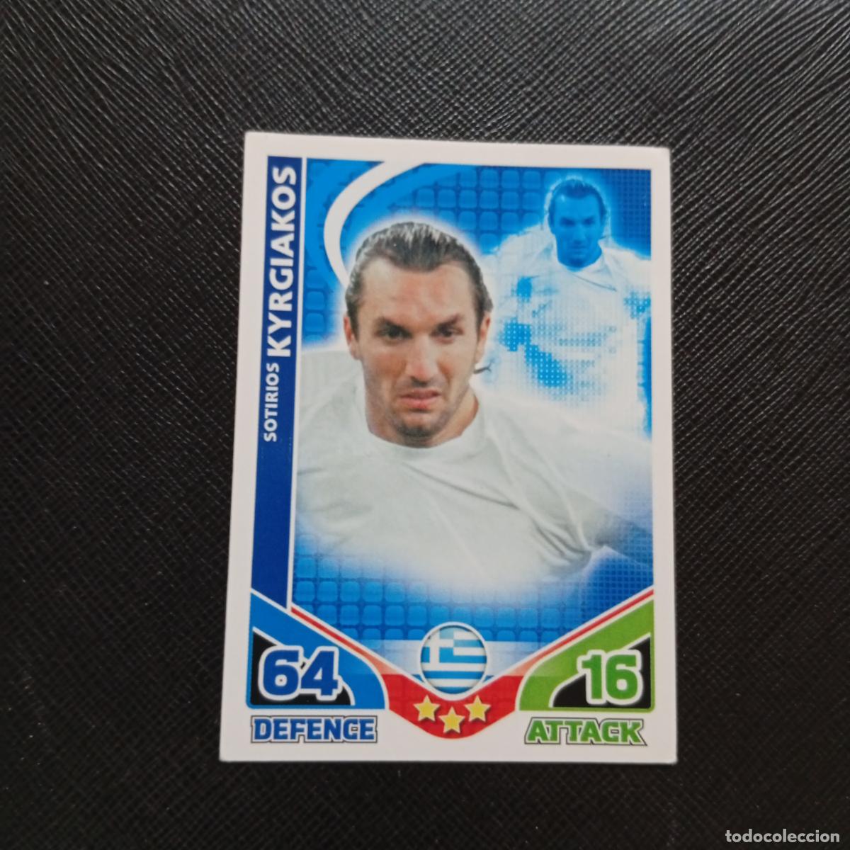 Fu&szlig;ball-Sticker: KYRGIAKSO GRECIA MATCH ATTAX SOUTH AFRICA 2010 MUNDIAL CROMO WORLD FUTBOL 10 - A150 PG118