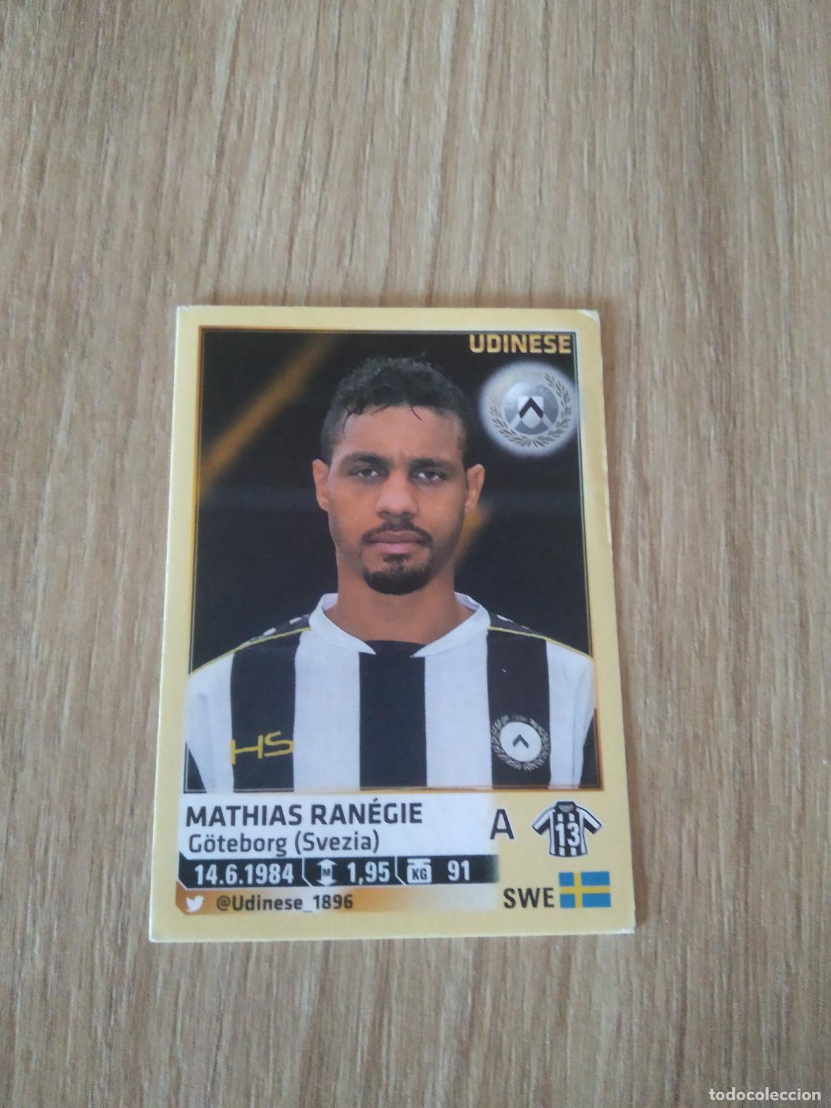 Fu&szlig;ball-Sticker: 587 MATHIAS RANEGIE UDINESE CROMO FUTBOL PANINI LIGA ITALIA 13-14 CALCIATORI 2013-2014