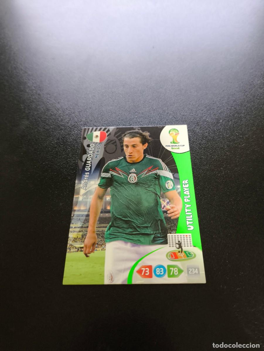 Cromos de f&uacute;tbol: Andr&eacute;s Guardado UTILITY PLAYER MEXICO PANINI ADRENALYN XL WORLD CUP MUNDIAL BRASIL 2014 NO LIGA ESTE