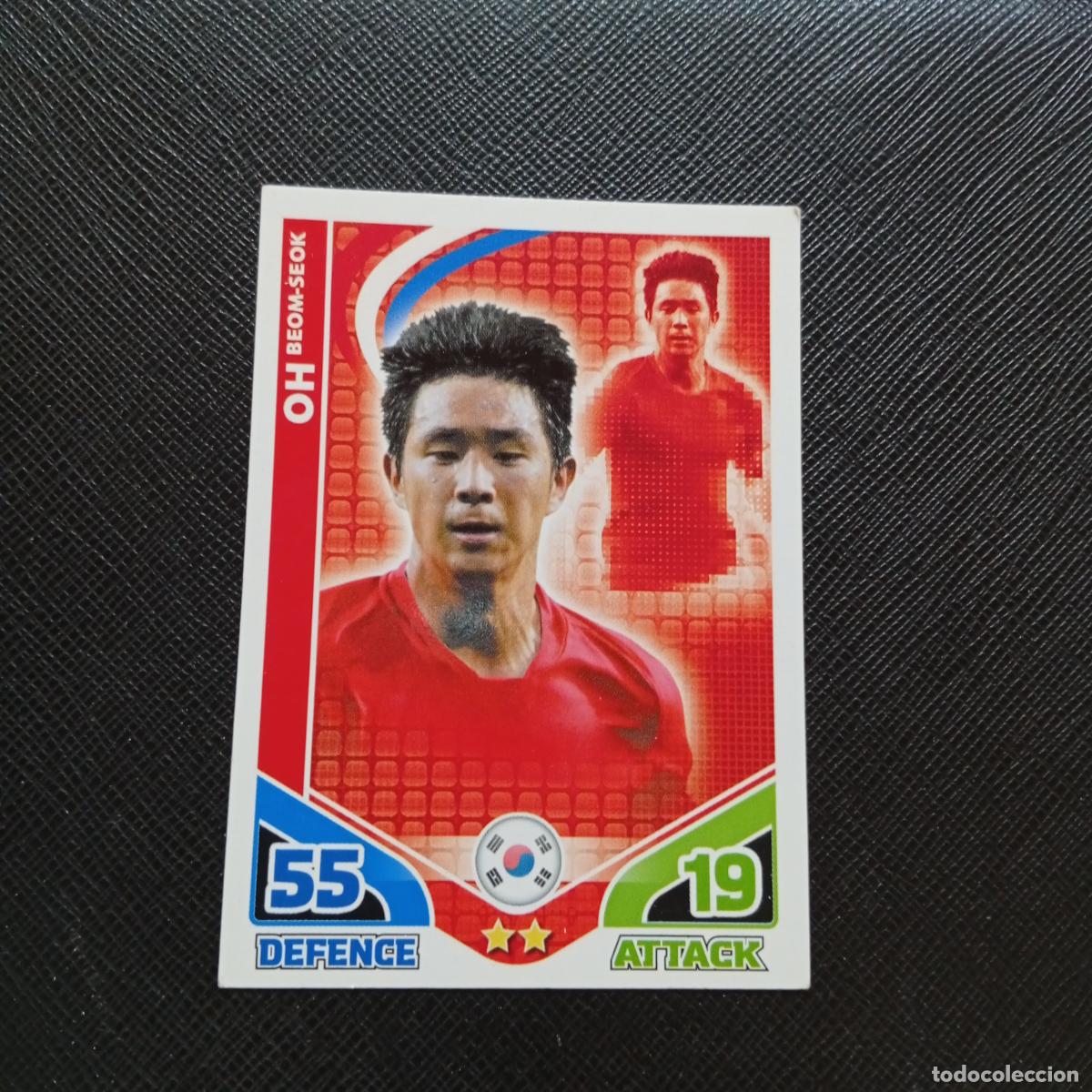 Cromos de f&uacute;tbol: OH KOREA MATCH ATTAX SOUTH AFRICA 2010 MUNDIAL CROMO WORLD FUTBOL 10 - A150 PG172