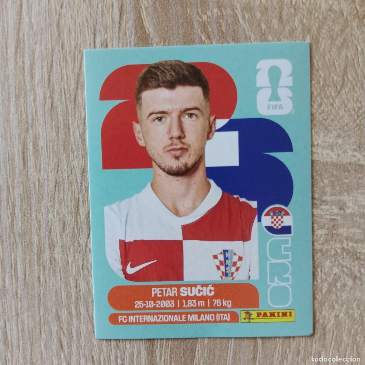 Cromos de F&uacute;tbol: PETAR SUCIC , CROACIA ,STICKER CROMO N&ordm; CRO 15 , FIFA WORLD CUP 2026 - PANINI - A&Ntilde;O 2026.