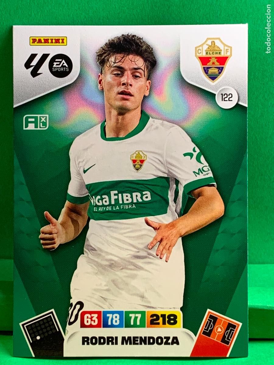 Cromos de F&uacute;tbol: 122 Rodri Mendoza Elche CF Base card ADRENALYN XL LIGA 2025/2026 25 26 PANINI