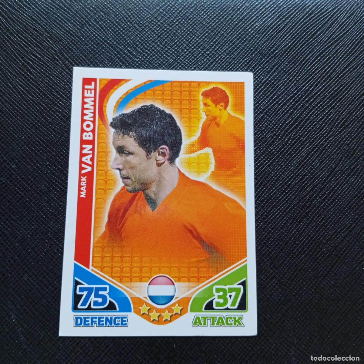 Cromos de F&uacute;tbol: VAN BOMMEL HOLANDA MATCH ATTAX SOUTH AFRICA 2010 MUNDIAL CROMO WORLD FUTBOL 10 - A150 PG181