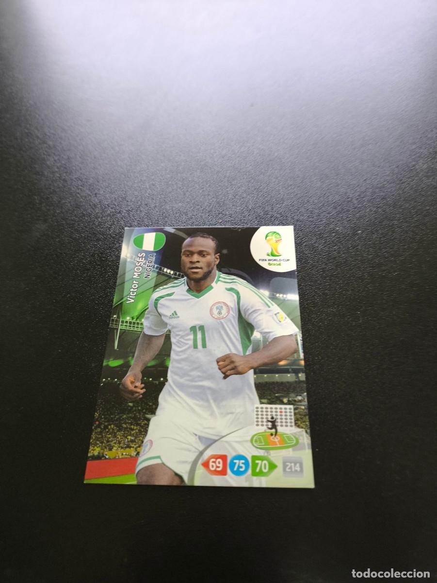 Cromos de F&uacute;tbol: Victor Moses NIGERIA PANINI ADRENALYN XL WORLD CUP MUNDIAL BRASIL 2014 NO LIGA ESTE