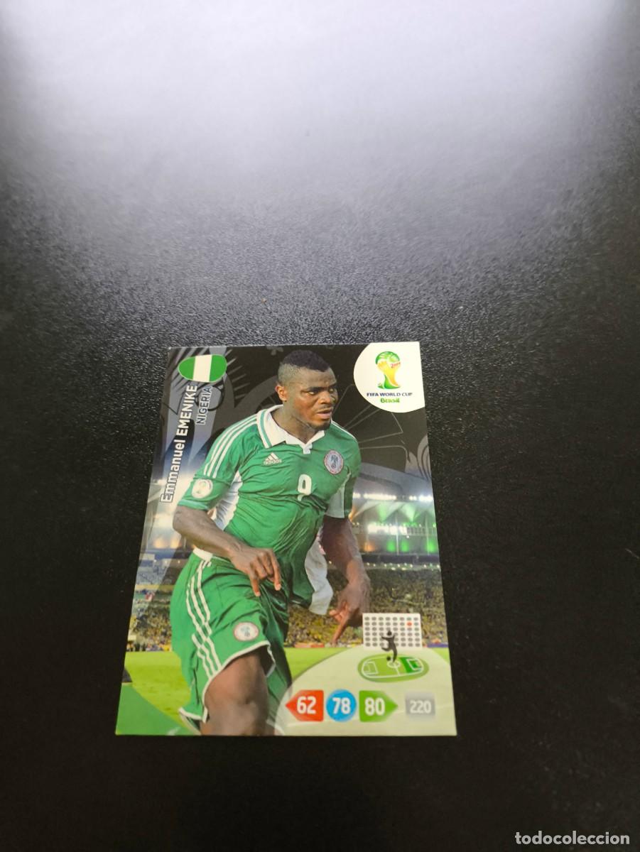 Cromos de F&uacute;tbol: Emmanuel Emenike NIGERIA PANINI ADRENALYN XL WORLD CUP MUNDIAL BRASIL 2014 NO LIGA ESTE