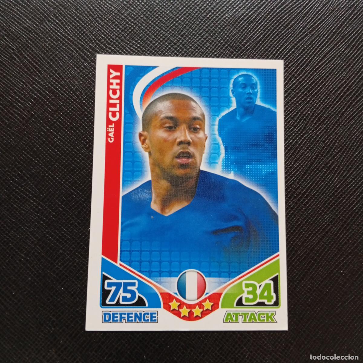 Cromos de F&uacute;tbol: CLICHY FRANCIA MATCH ATTAX SOUTH AFRICA 2010 MUNDIAL CROMO WORLD FUTBOL 10 - A150 PG190