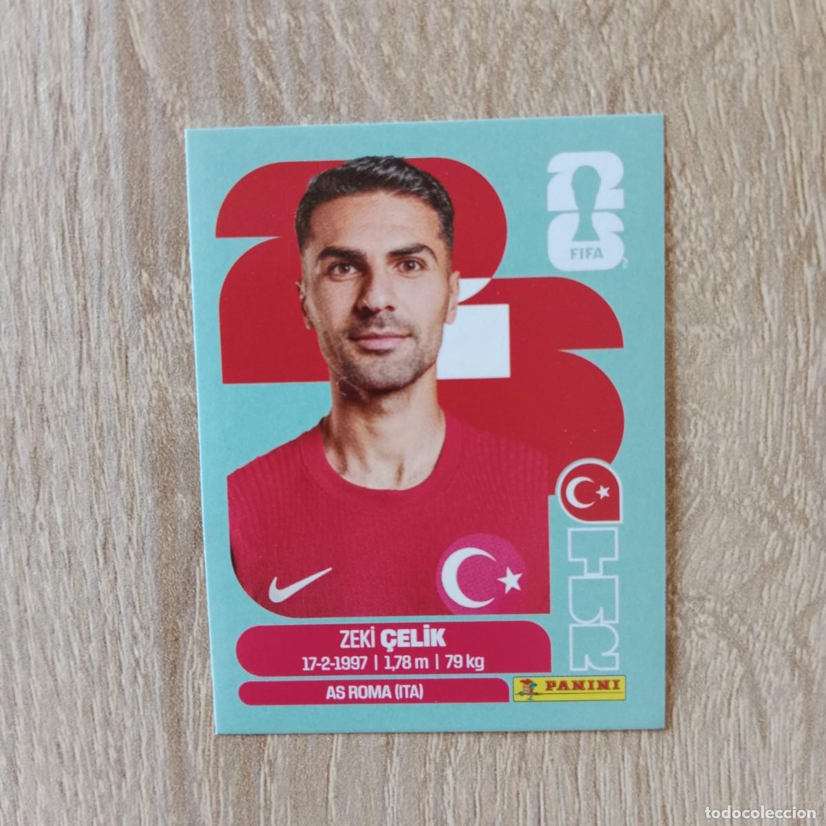 Cromos de F&uacute;tbol: ZEKI &Ccedil;ELIK , TURQU&Iacute;A ,STICKER CROMO N&ordm; TUR 4 , FIFA WORLD CUP 2026 - PANINI - A&Ntilde;O 2026.