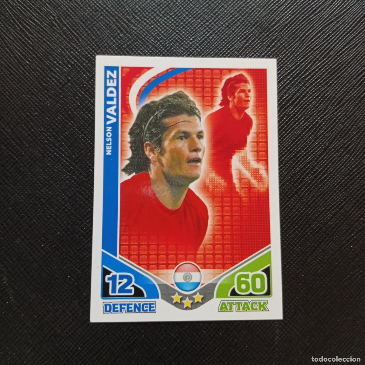 Cromos de F&uacute;tbol: VALDEZ PARAGUAY MATCH ATTAX SOUTH AFRICA 2010 MUNDIAL CROMO WORLD FUTBOL 10 - A150 PG208 B
