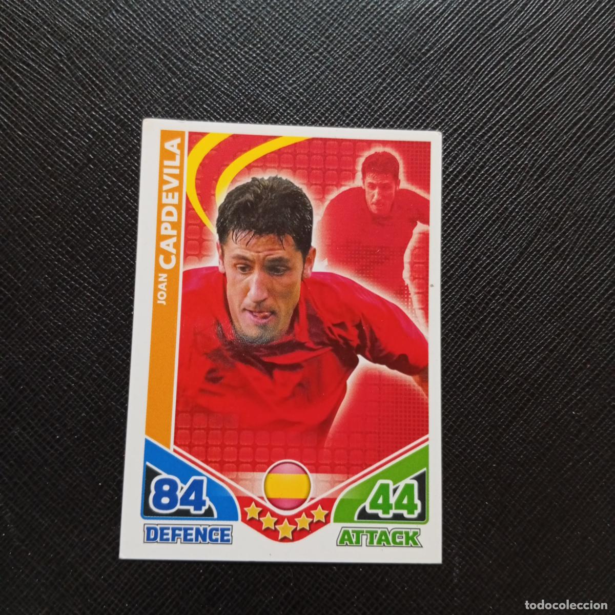 Cromos de F&uacute;tbol: CAPDEVILA ESPA&Ntilde;A MATCH ATTAX SOUTH AFRICA 2010 MUNDIAL CROMO WORLD FUTBOL 10 - A150 PG208