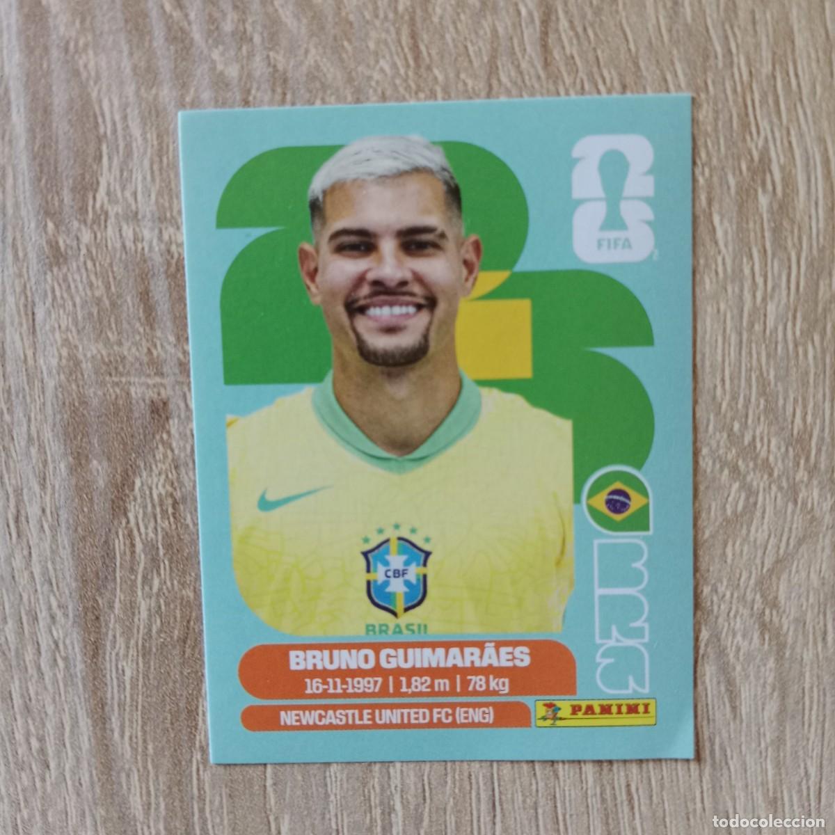 Cromos de F&uacute;tbol: Bruno Guimar&atilde;es , BRASIL ,STICKER CROMO N&ordm; BRA 11 , FIFA WORLD CUP 2026 - PANINI - A&Ntilde;O 2026.