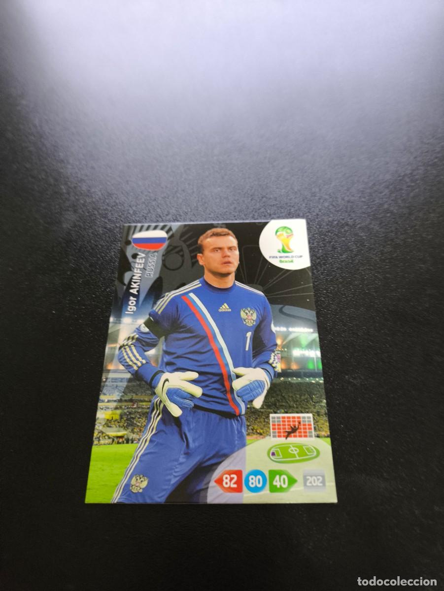Football Stickers: Igor Akinfeev RUSIA RUSSIA PANINI ADRENALYN XL WORLD CUP MUNDIAL BRASIL 2014 N LIGA ESTE