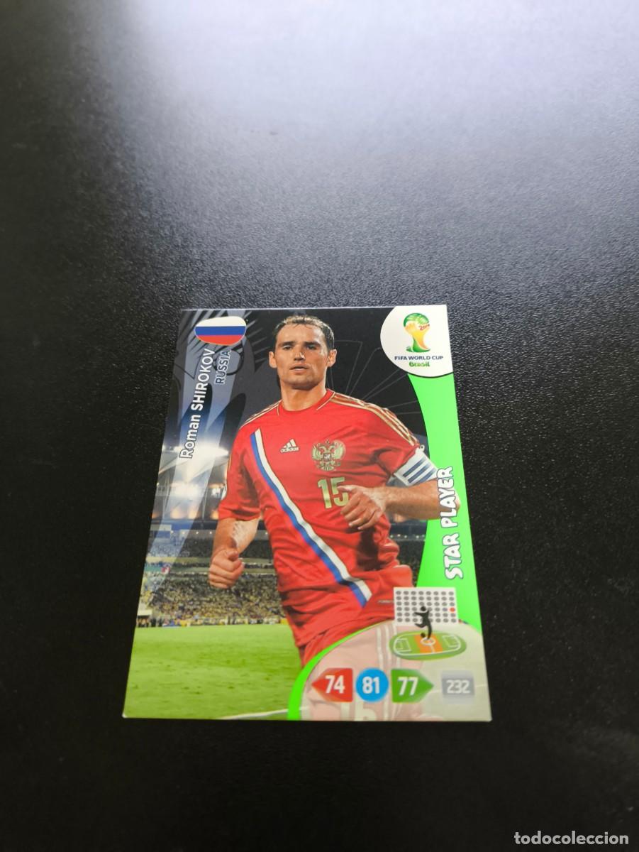 Football Stickers: Roman Shirokov STAR PLAY RUSIA RUSSIA PANINI ADRENALYN XL WORLD CUP MUNDIAL BRASIL 2014 N LIGA ESTE