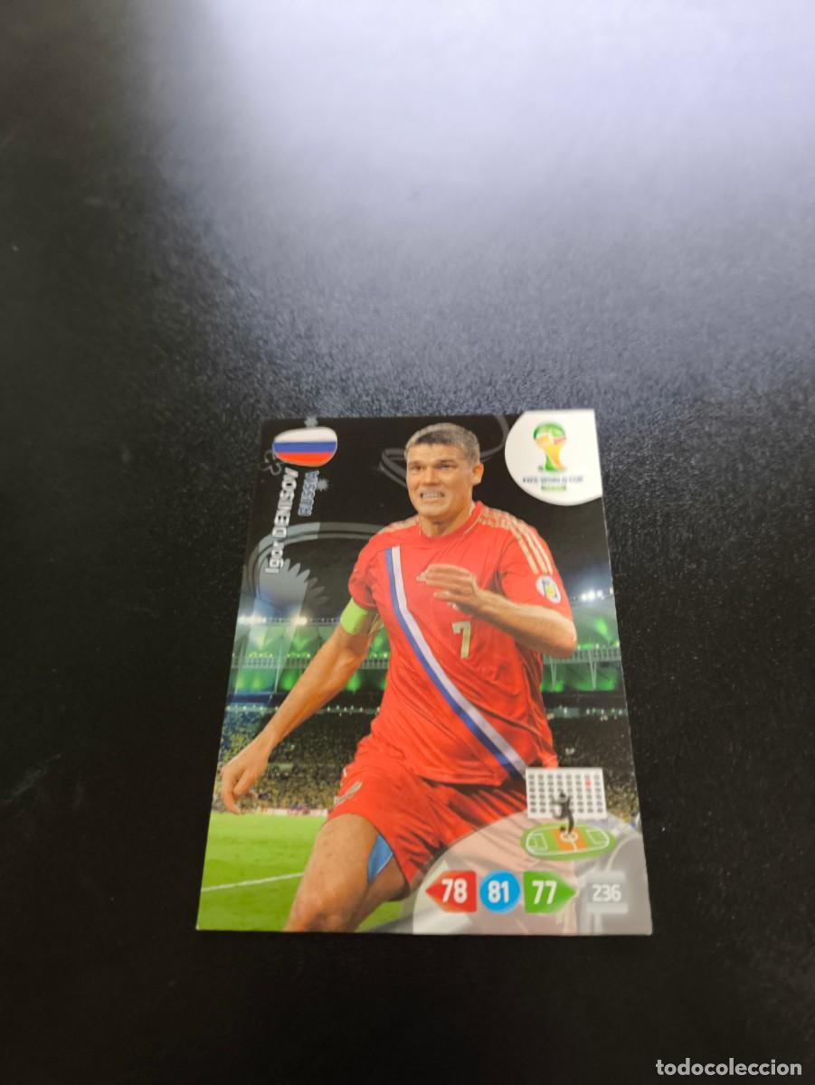 Football Stickers: Igor Denisov RUSIA RUSSIA PANINI ADRENALYN XL WORLD CUP MUNDIAL BRASIL 2014 N LIGA ESTE