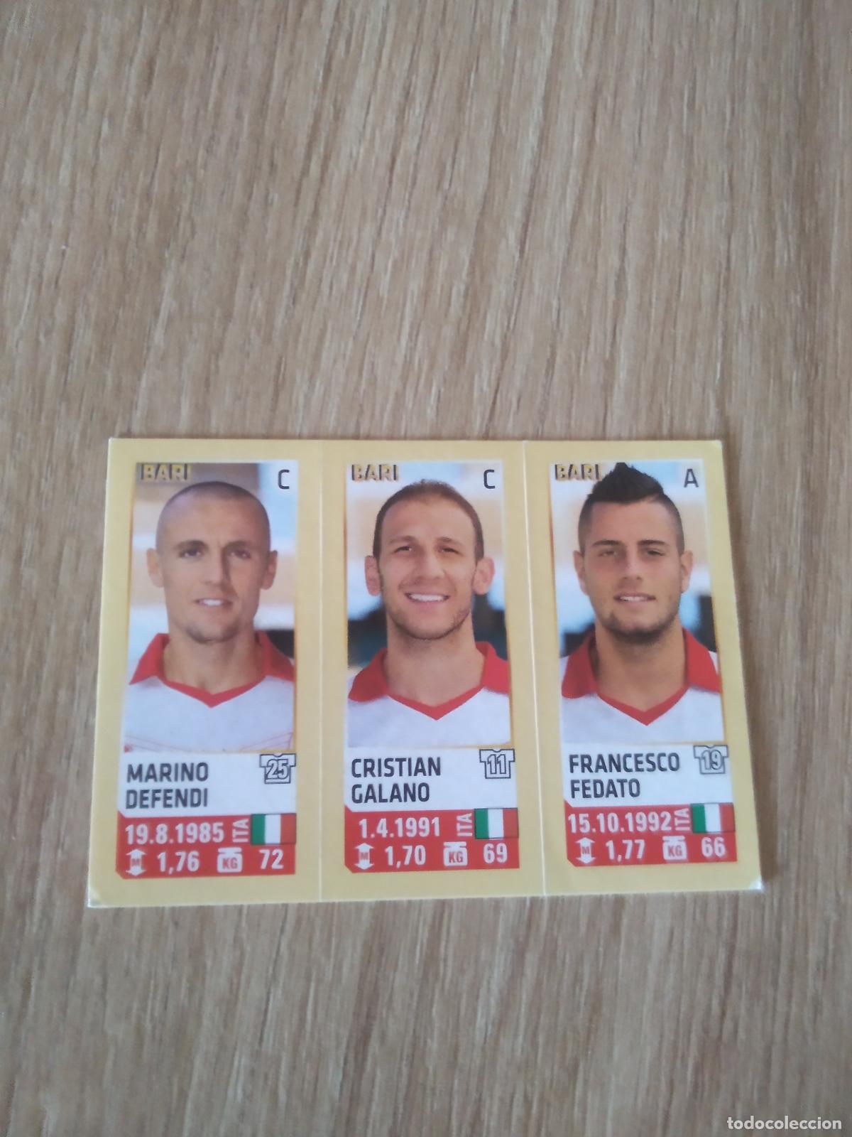Football Stickers: 606 DEFENDI GALANO FEDATO BARI CROMO FUTBOL PANINI LIGA ITALIA 13-14 CALCIATORI 2013-2014