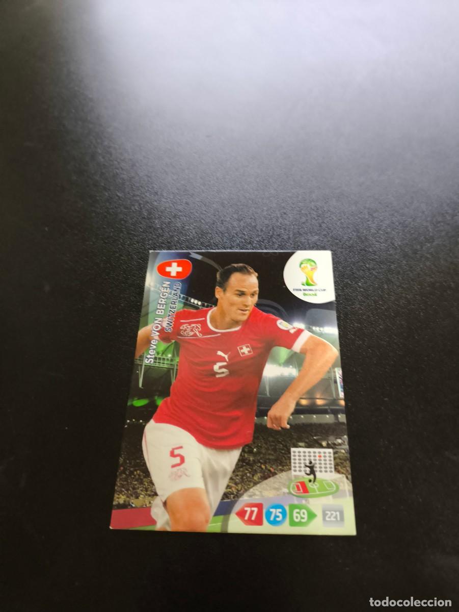 Football Stickers: Steve von Bergen SUIZA PANINI ADRENALYN XL WORLD CUP MUNDIAL BRASIL 2014 N LIGA ESTE