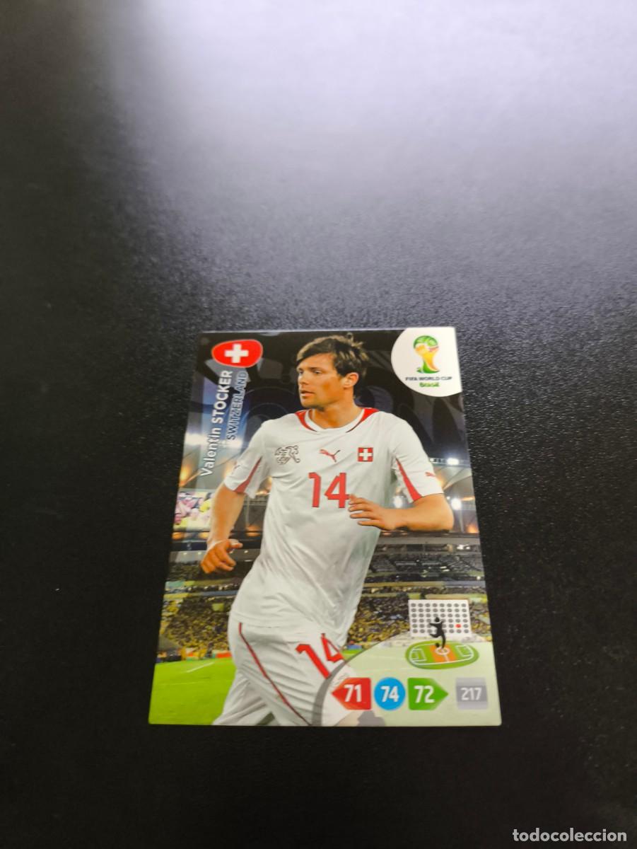 Football Stickers: Valentin Stocker SUIZA PANINI ADRENALYN XL WORLD CUP MUNDIAL BRASIL 2014 N LIGA ESTE