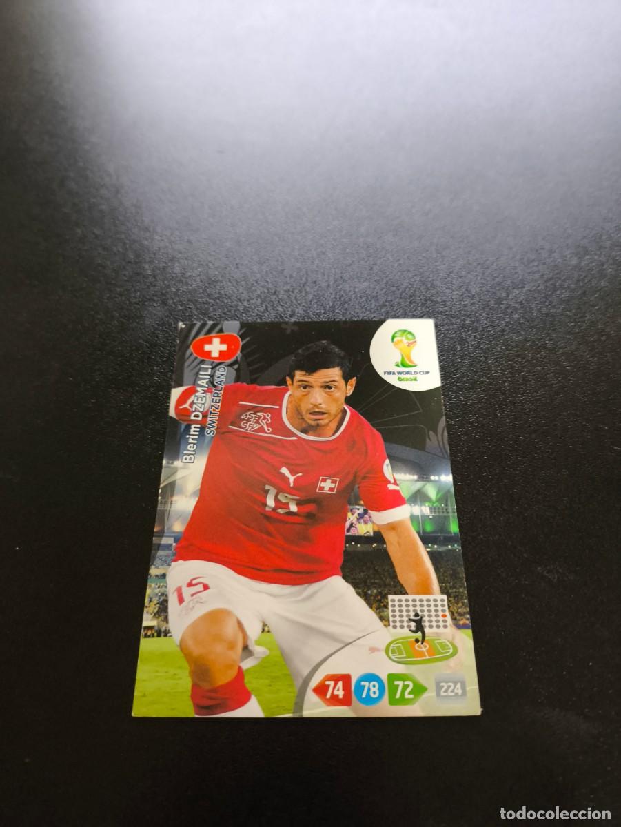 Football Stickers: Blerim Džemaili SUIZA PANINI ADRENALYN XL WORLD CUP MUNDIAL BRASIL 2014 N LIGA ESTE