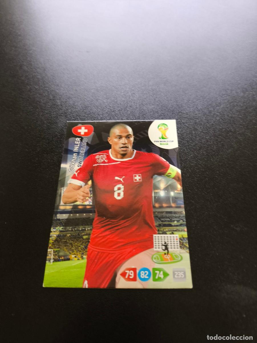 Football Stickers: G&ouml;khan Inler SUIZA PANINI ADRENALYN XL WORLD CUP MUNDIAL BRASIL 2014 N LIGA ESTE