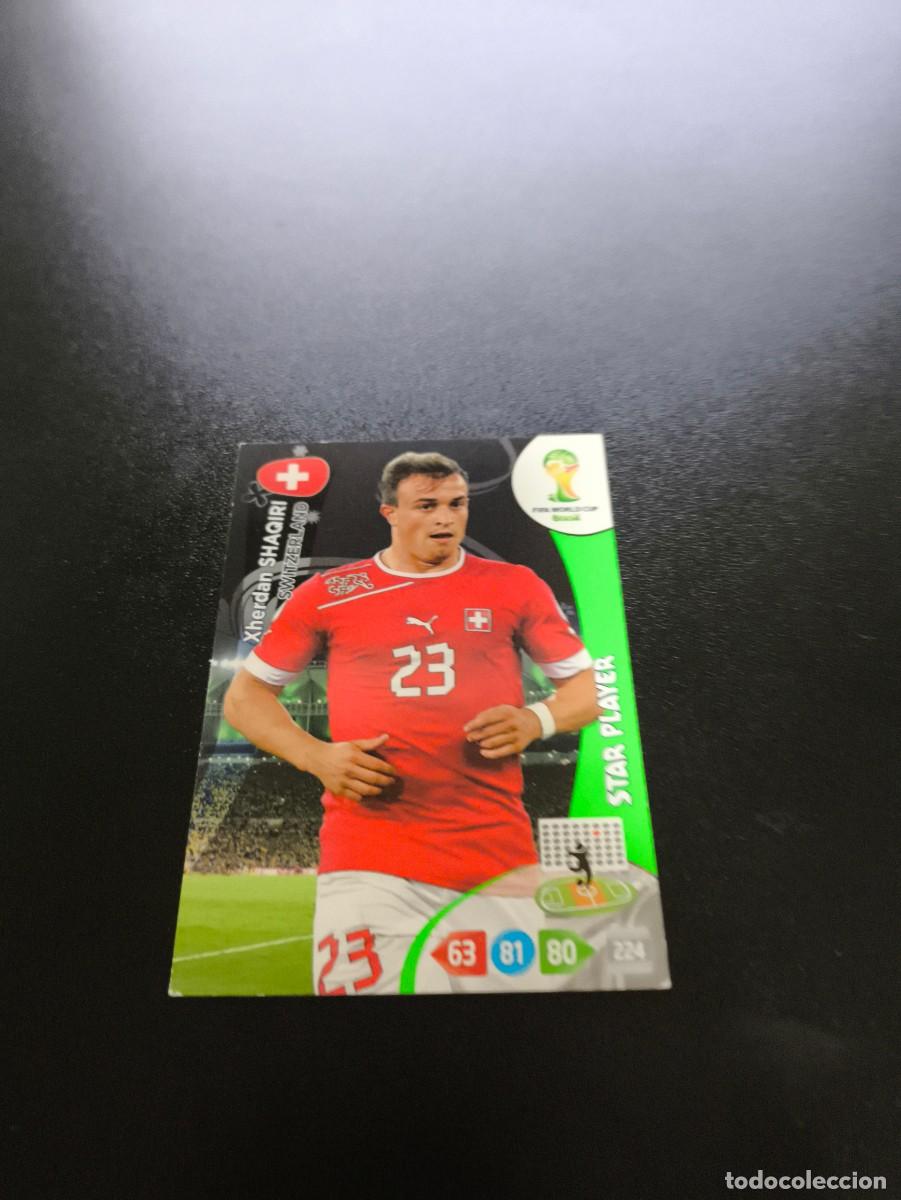 Football Stickers: Xherdan Shaqiri STAR PLAYER SUIZA PANINI ADRENALYN XL WORLD CUP MUNDIAL BRASIL 2014 N LIGA ESTE