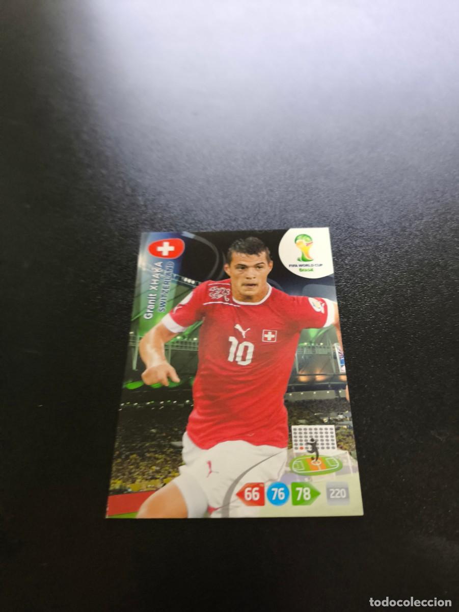 Football Stickers: Granit Xhaka SUIZA PANINI ADRENALYN XL WORLD CUP MUNDIAL BRASIL 2014 N LIGA ESTE