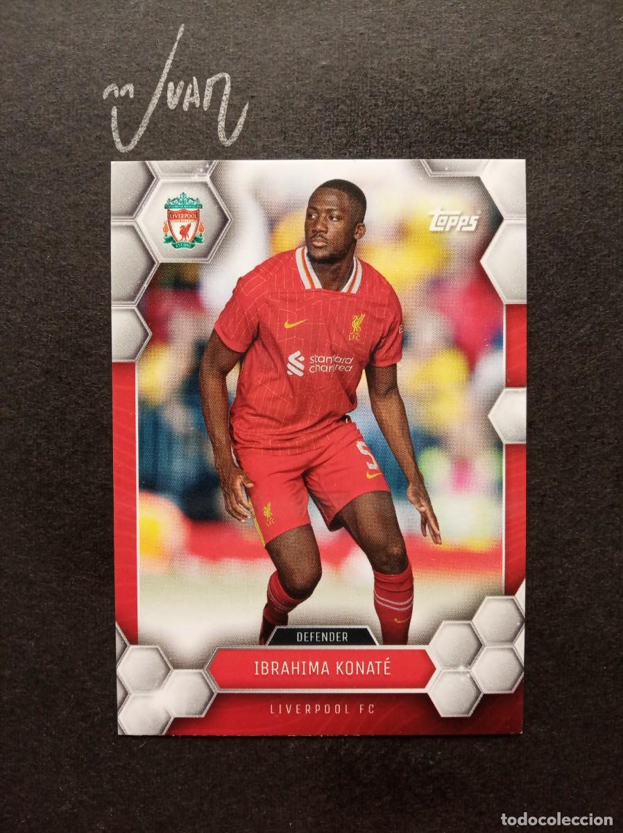 Football Stickers: N&ordm; 4 KONATE LIVERPOOL MUNDIAL 2026 FRANCIA REAL MADRID ⚽ TOPPS &reg; FAN SET 2023 2024 23 24 NUEVO