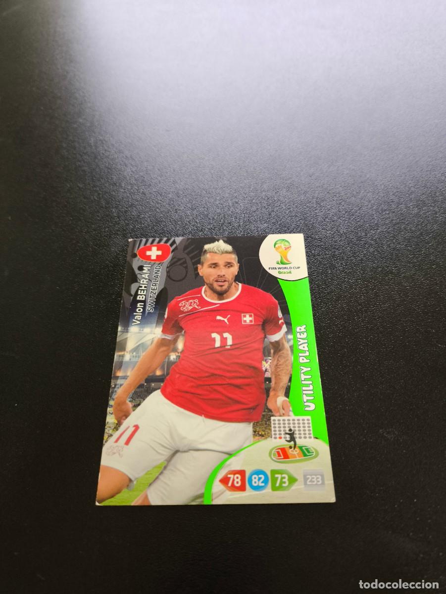 Football Stickers: Valon Behrami UTILITY PLAYER SUIZA PANINI ADRENALYN XL WORLD CUP MUNDIAL BRASIL 2014 N LIGA ESTE