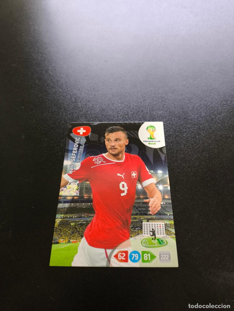 Football Stickers: Haris Seferović SUIZA PANINI ADRENALYN XL WORLD CUP MUNDIAL BRASIL 2014 N LIGA ESTE
