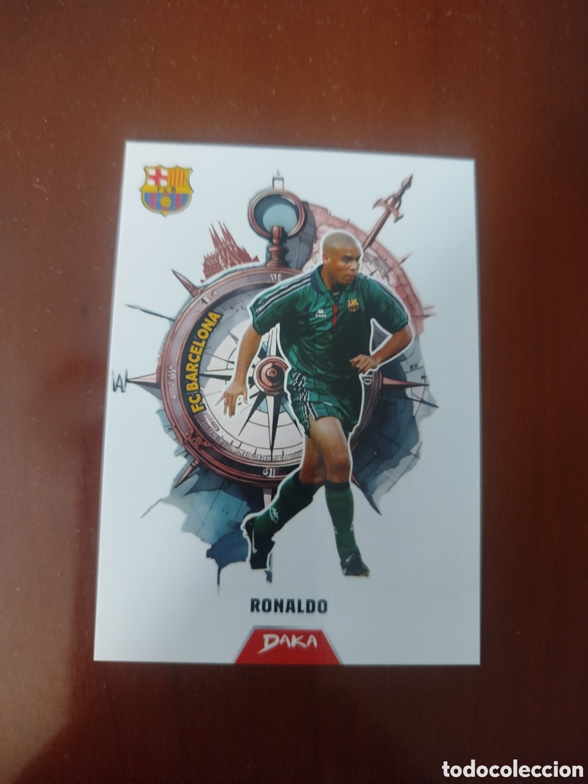 Cromos de f&uacute;tbol: DAKA. F.C.BARCELONA. RONALDO.