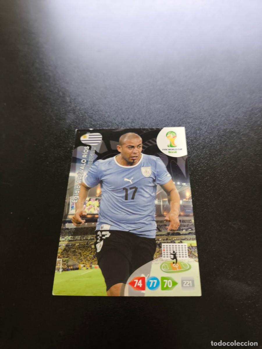 Cromos de f&uacute;tbol: Egidio Ar&eacute;valo R&iacute;os URUGUAY PANINI ADRENALYN XL WORLD CUP MUNDIAL BRASIL 2014 N LIGA ESTE