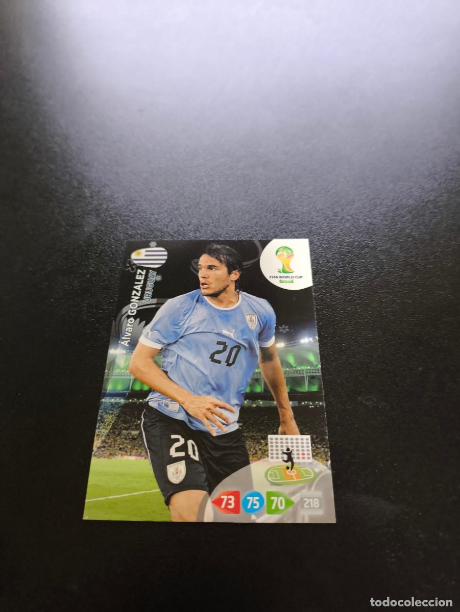 Cromos de f&uacute;tbol: &Aacute;lvaro Gonz&aacute;lez URUGUAY PANINI ADRENALYN XL WORLD CUP MUNDIAL BRASIL 2014 N LIGA ESTE