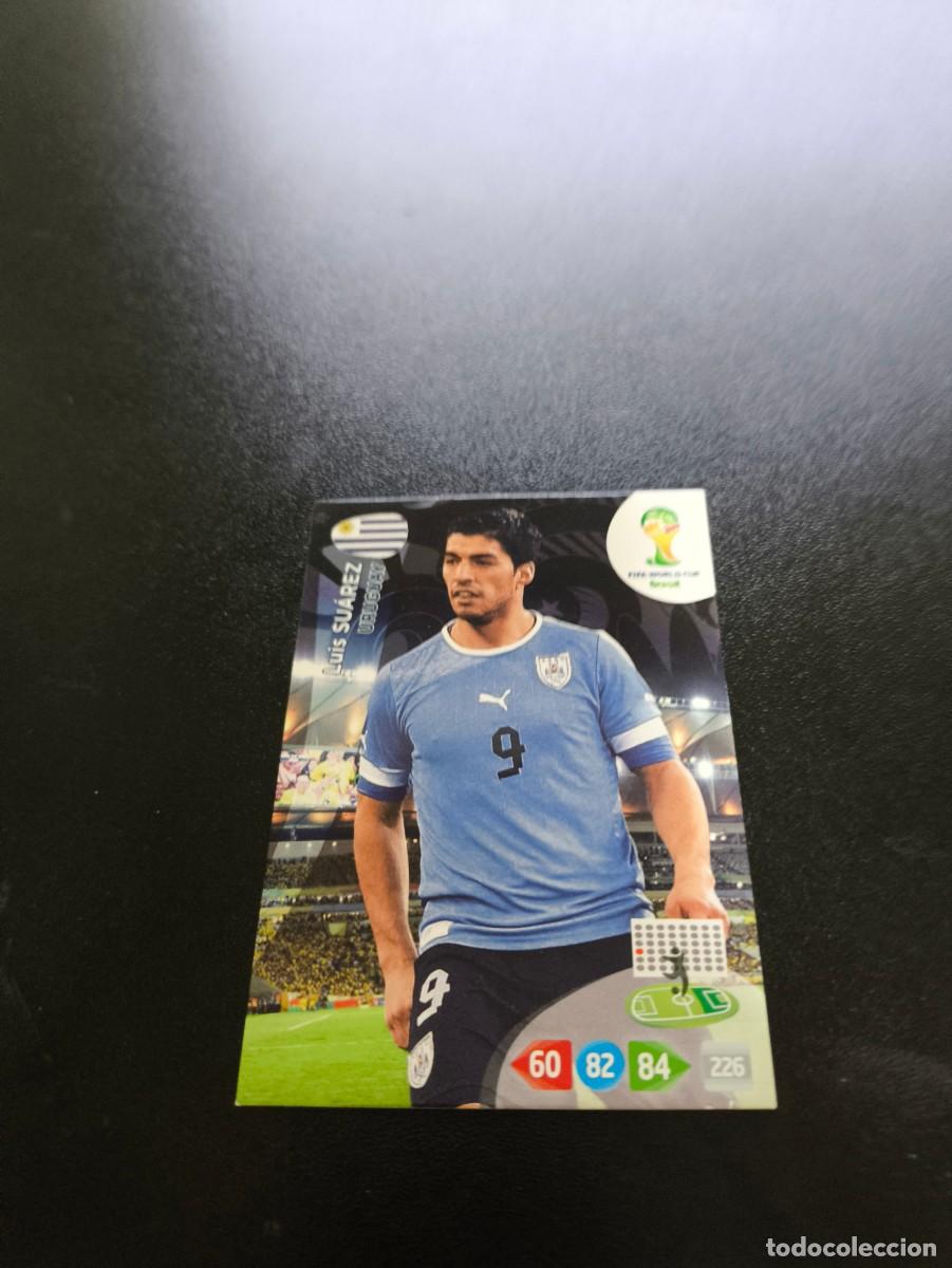 Cromos de f&uacute;tbol: Luis Su&aacute;rez BARCELONA URUGUAY PANINI ADRENALYN XL WORLD CUP MUNDIAL BRASIL 2014 N LIGA ESTE