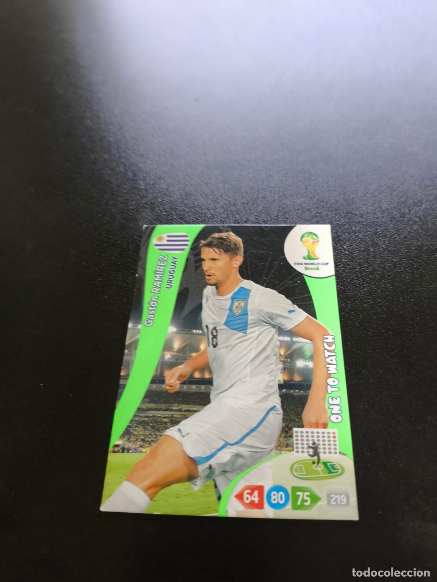 Cromos de f&uacute;tbol: Gast&oacute;n Ram&iacute;rez ONE TO WATCH URUGUAY PANINI ADRENALYN XL WORLD CUP MUNDIAL BRASIL 2014 N LIGA ESTE