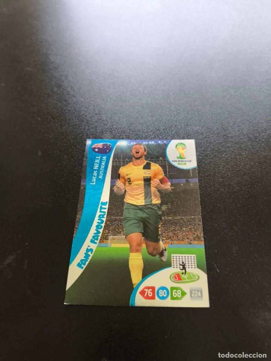 Cromos de f&uacute;tbol: Lucas Neill AUSTRALIA FANS FAVOURITE PANINI ADRENALYN XL WORLD CUP MUNDIAL BRASIL 2014 N LIGA ESTE